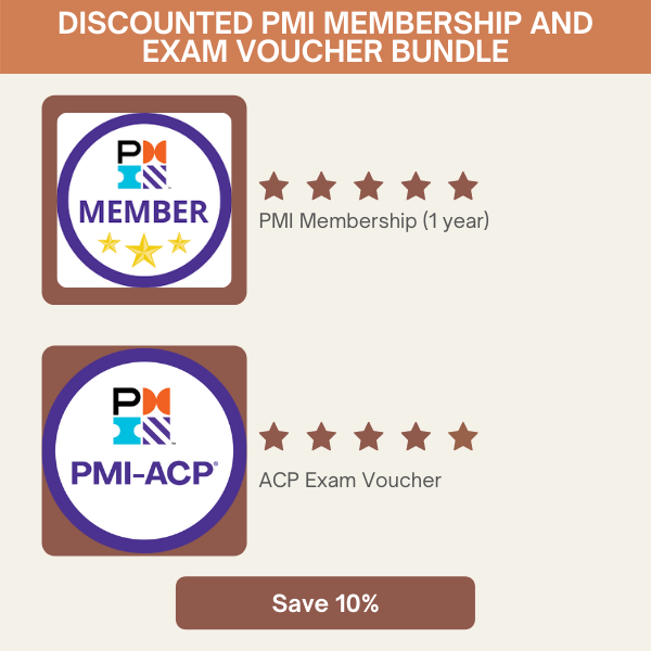 PMI Membership (1 year) and ACP Exam Voucher Driven Leadership Solutions